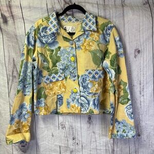 Vintage Floral Cottagecore Printed Jacket My Boyfriends Back London Jacket Med